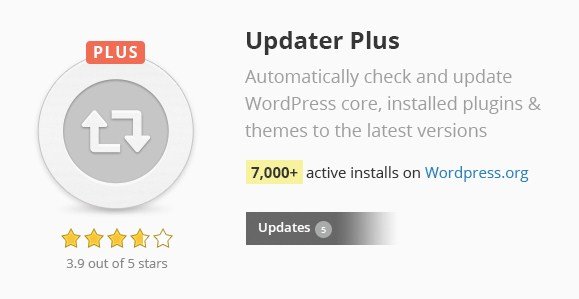 Updater Plus Wordpress Plugin