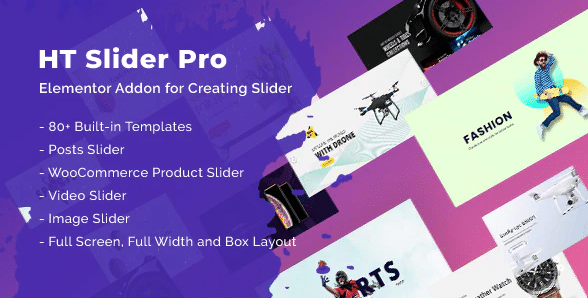 HT Slider Pro For Elementor