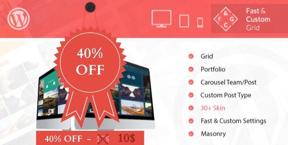 Fast & Custom Grid - Wordpress Plugin