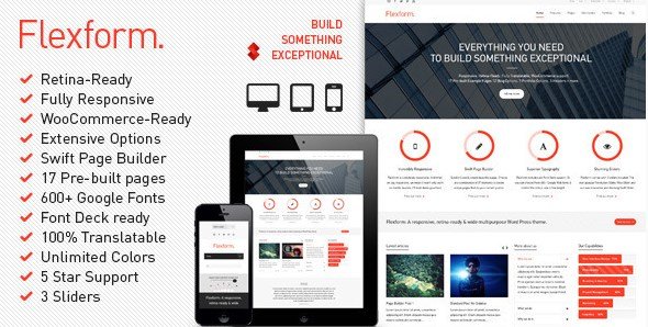 Flexform - Retina Responsive Multi-Purpose Theme