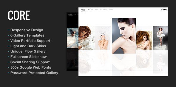 Core Minimalist Photography Portfolio