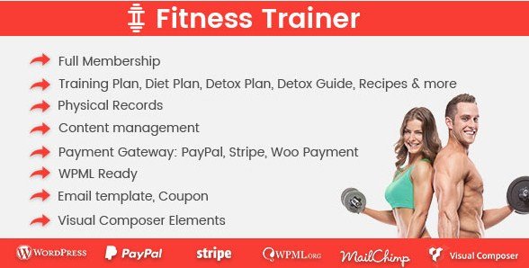 Fitness Trainer - Training Membership Plugin