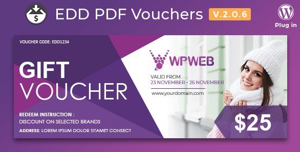 Easy Digital Downloads - PDF Vouchers