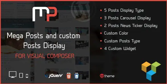 Mega Posts Display for Visual Composer