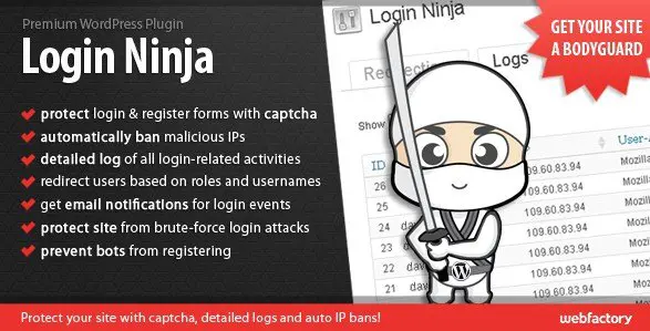 Login Ninja Wordpress Plugin