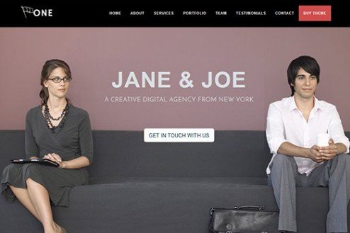 CyberChimps One Page Business Pro WordPress Theme