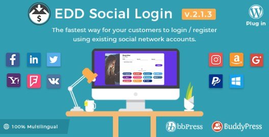 Easy Digital Downloads - Social Login