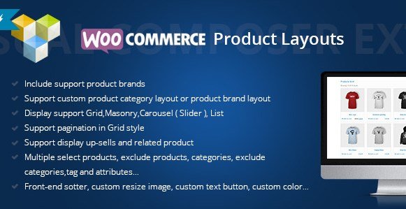 Woocommerce Products Layouts For Visual Composer