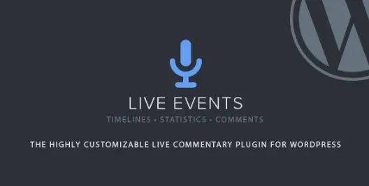 Live Events Wordpress Plugin