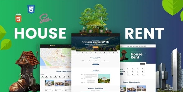 HouseRent - Multi Concept House HTML Template