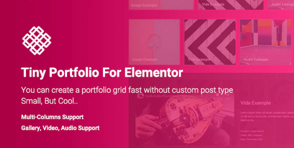 Tiny Portfolio Widget For Elementor