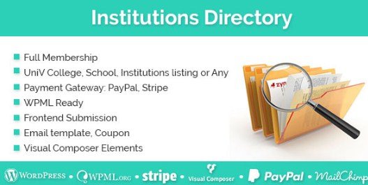 Institutions Directory Wordpress Plugin