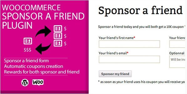 WooCommerce Sponsor a Friend Plugin