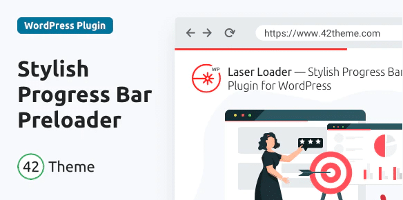 Laser Loader - Stylish Progress Bar Preloader