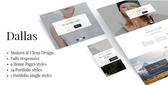 Dallas - Minimal Portfolio & Business Theme