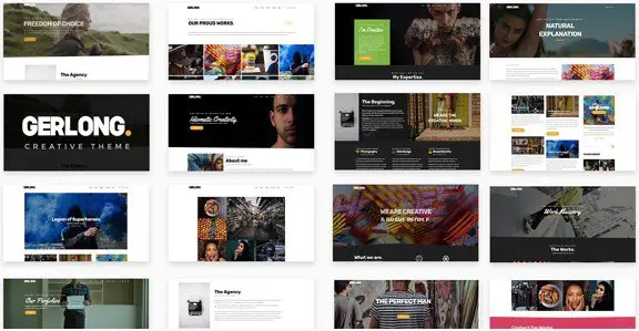Gerlong - Responsive One Page & Multi Page Portfolio Theme