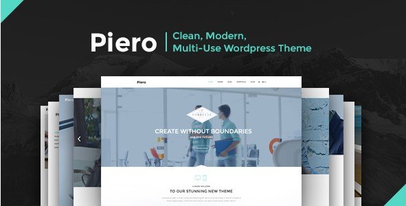 PIERO - Clean Modern Multi-Use Wordpress Theme