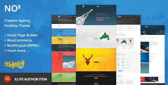 NO8 WP - Creative Agency Portfolio Theme