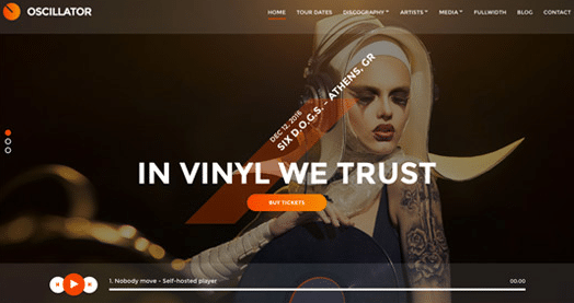 CSS Igniter Oscillator WordPress Theme