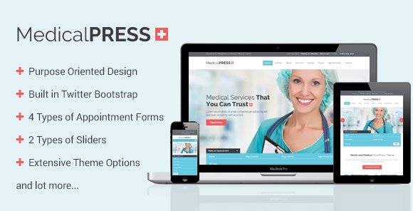 MedicalPress - Health and Medical WordPress Theme