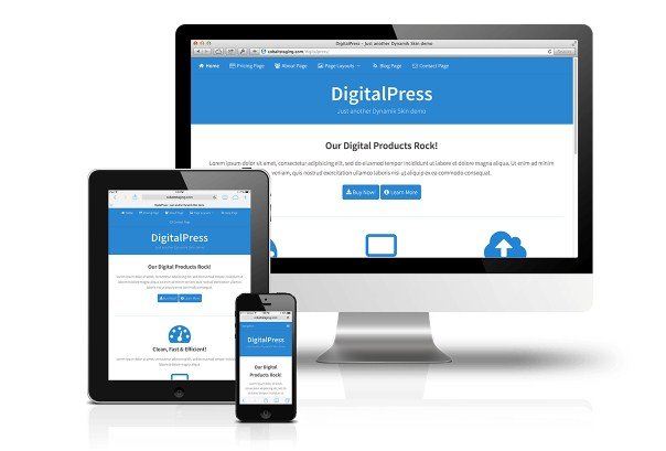 CobaltApps DigitalPress Skin for Dynamik Website Builder