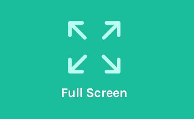 OceanWP Full Screen Addon