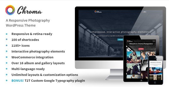 Chroma - A Responsive Photography Theme