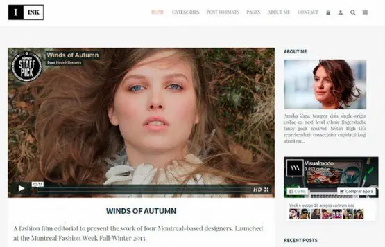 VisualModo Ink WordPress Theme