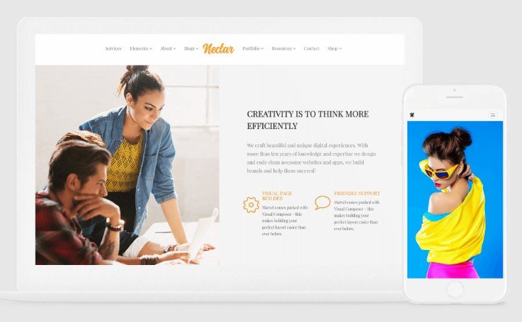 VisualModo Nectar WordPress Theme