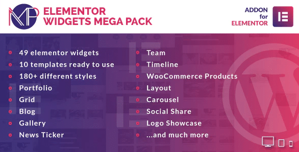 Elementor Widgets Mega Pack WordPress Plugin