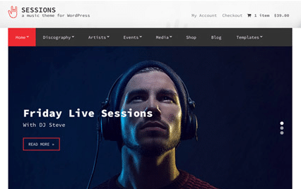 CSS Igniter Sessions WordPress Theme