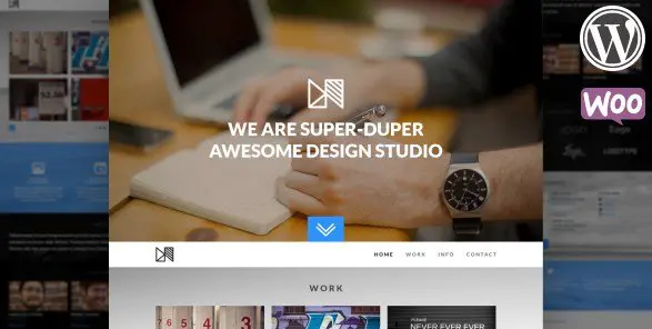 Nonus Parallax Wordpress Portfolio