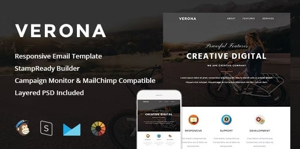 Verona - Responsive Email + StampReady Builder