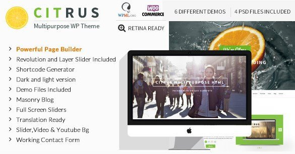 Citrus - One Page Multi-Purpose Theme