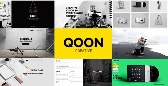 QOON - Creative Portfolio & Agency WordPress Theme