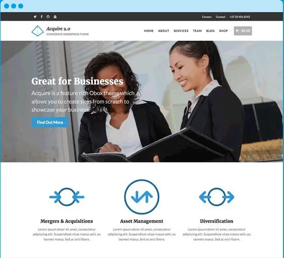 OboxThemes Acquire WooCommerce Themes