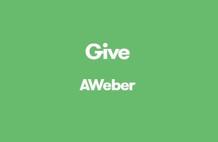 Give Aweber