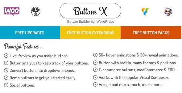 Buttons X - Powerful Button Builder for WordPress