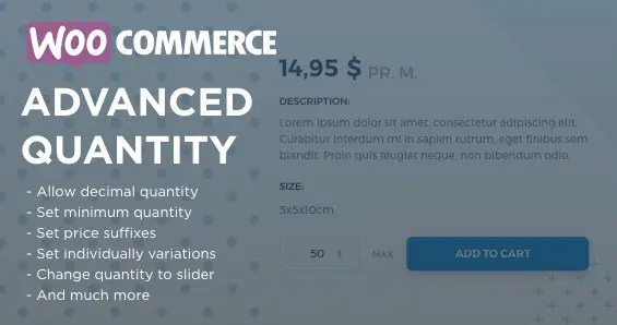 WooCommerce Advanced Quantity