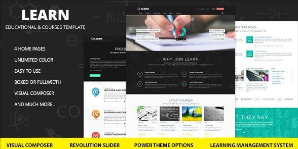 Learn - Education, eLearning WordPress Theme