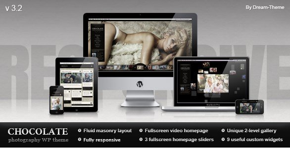 Chocolate WP – Responsive Photography Theme