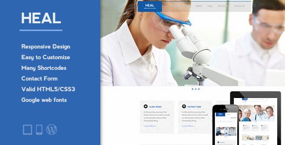 HEAL - Responsive Medical WordPress Theme