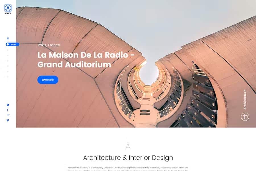 A.Studio - Interior Design and Architecture WordPress Theme