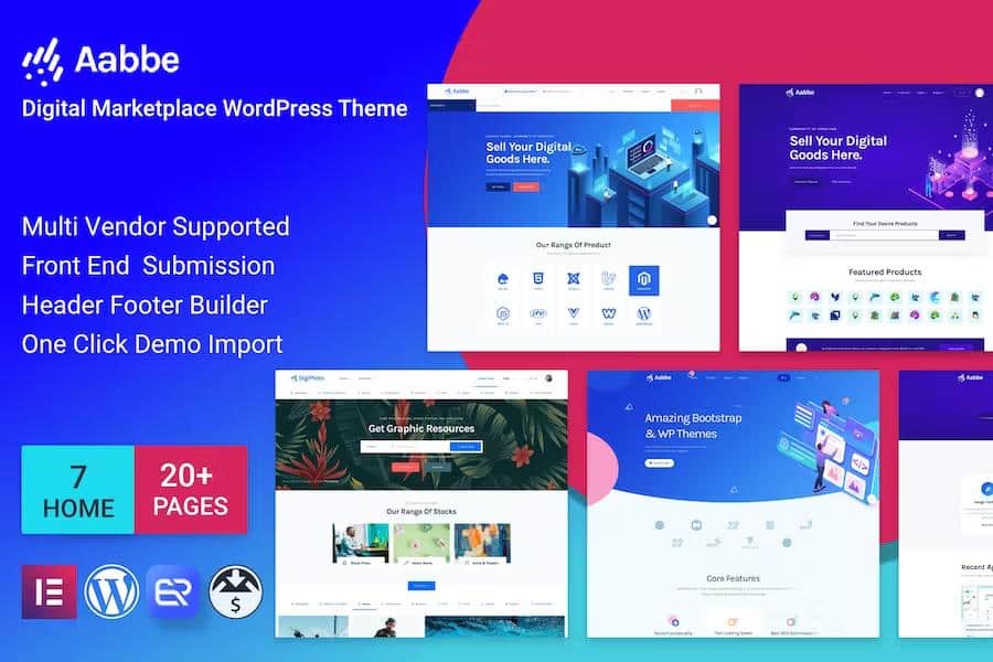 Aabbe - Digital Marketplace Theme