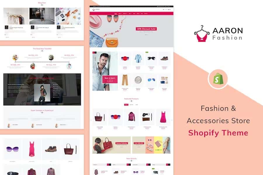 Aaron - Unisex Fashion Shopify, Clothing Store