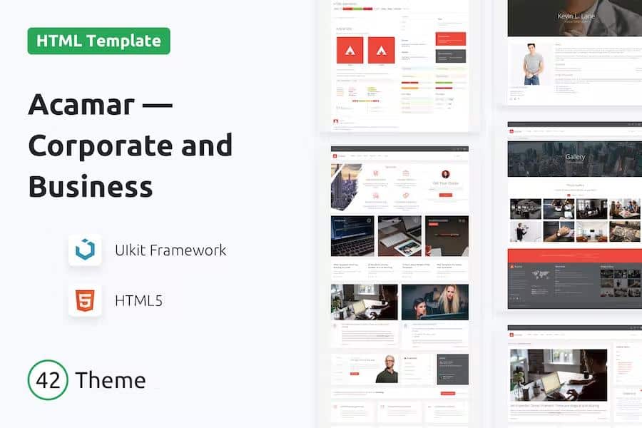 Acamar - Tiled Layout and Clean Design Responsive HTML Template