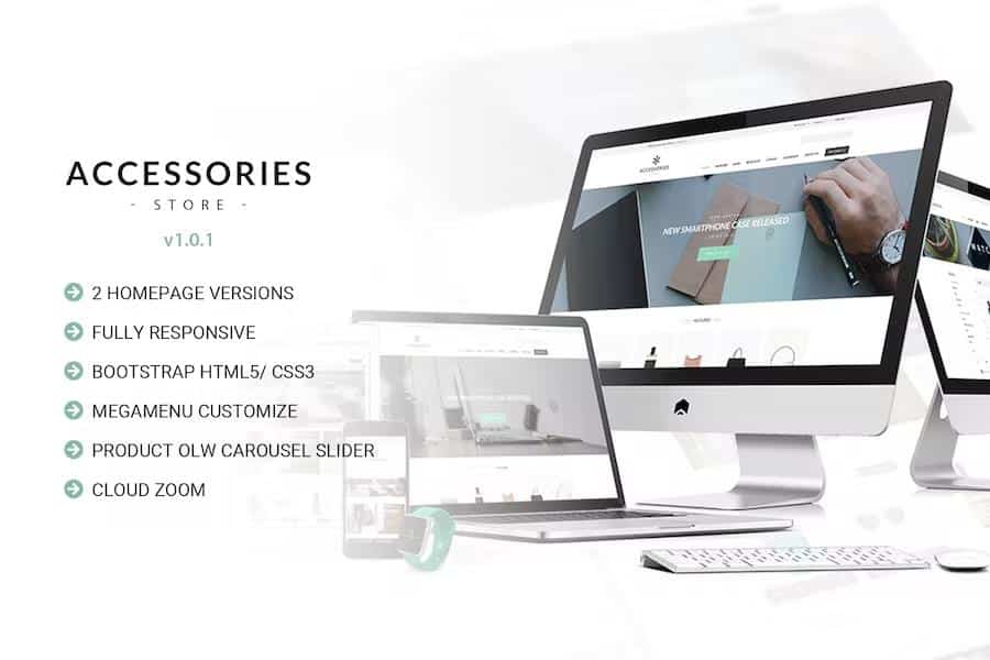 Accessories - Multi Store Responsive HTML Template