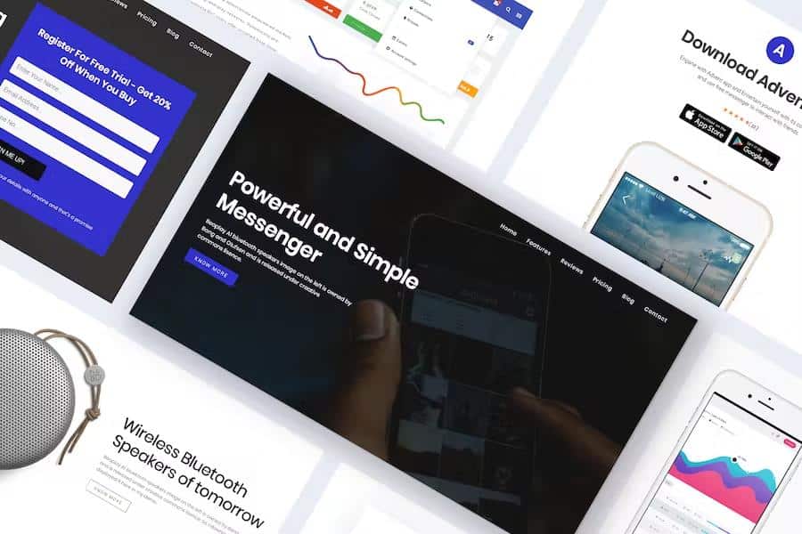 Advent - Landing Page Marketing WordPress Theme