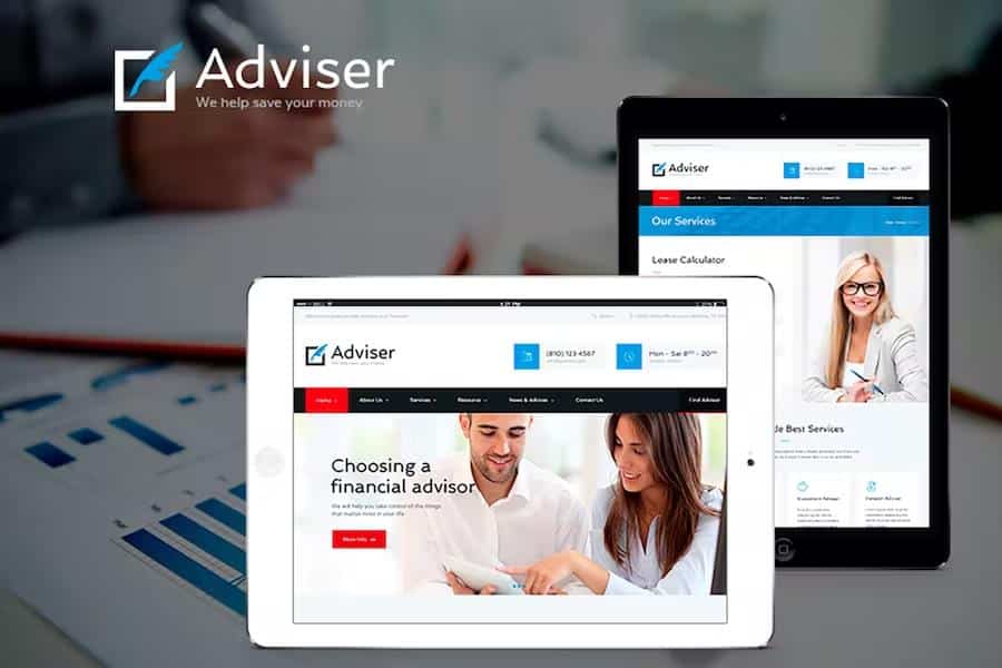 Adviser - Finance & Accounting HTML Theme