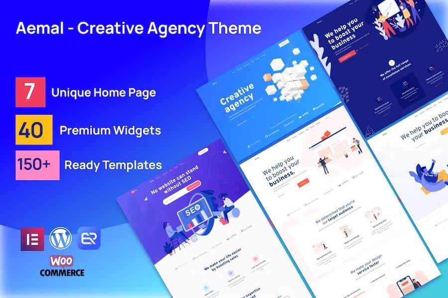Aemal - Startup BusinessWordPress Theme